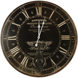 Horloge Ancienne Balancier Fabrique De Produits Chimiques 58cm