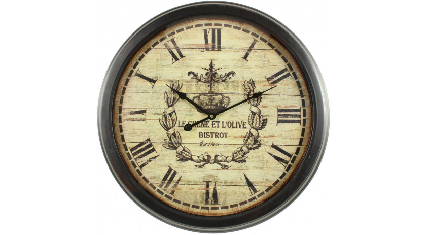 Horloge Ancienne Murale Olives 58cm