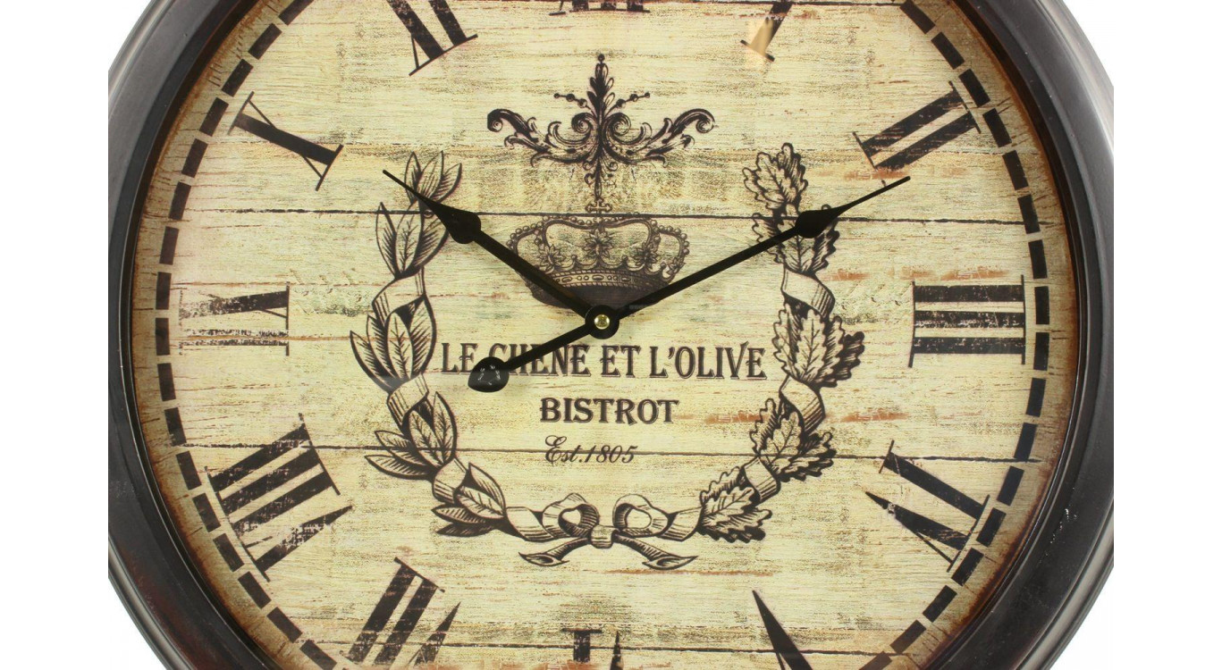 Horloge Ancienne Murale Olives 58cm