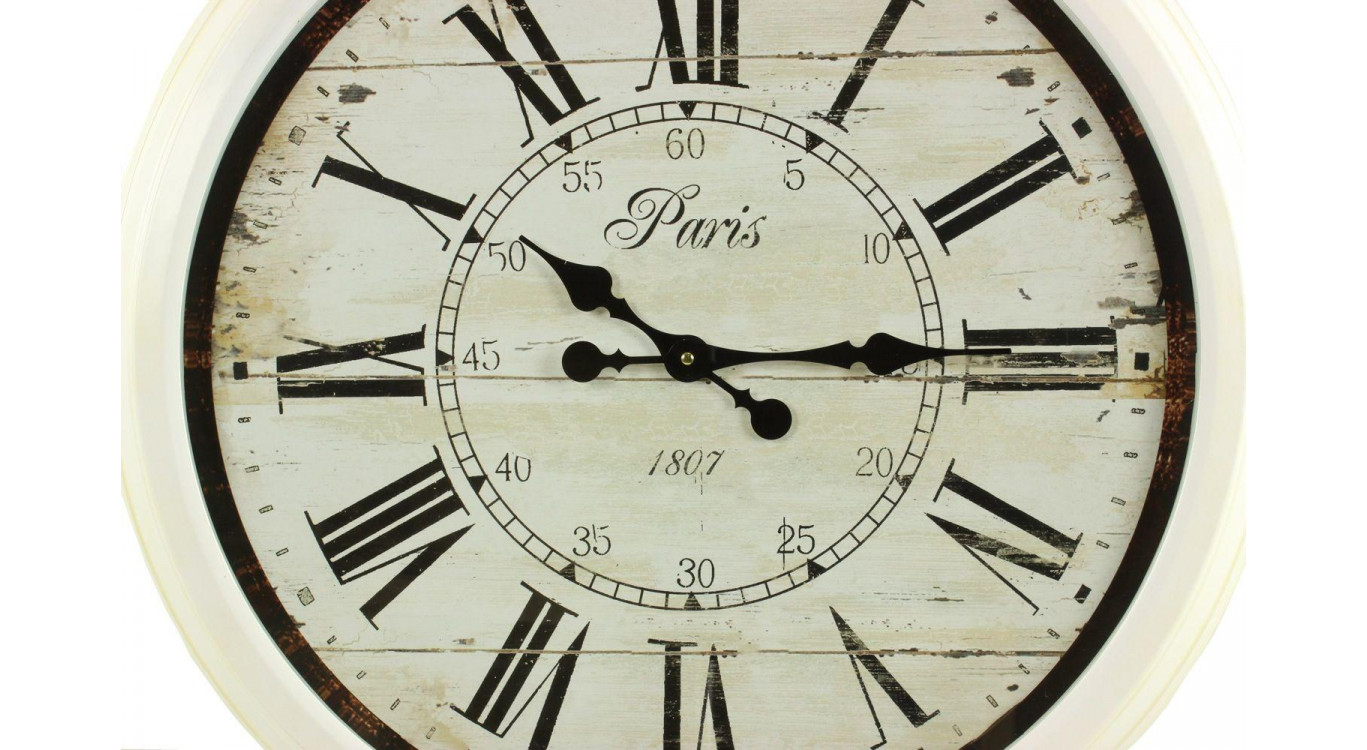 Grande Horloge Ancienne Murale Paris 1807 70cm