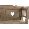 Sitzbank Holz 124x46x90cm