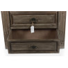 Buffet Vaisselier Rangement Bois 2 Tiroirs 81.5x38x161cm