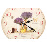 Horloge Ancienne Murale Lavande Citron 34cm