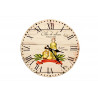 Horloge Ancienne Murale Huile d'Olive 34cm