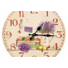 Horloge Ancienne Murale Lavande Rose 34cm