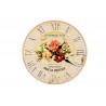 Horloge Ancienne Murale Rose de Provence 34cm