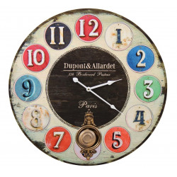 Horloge Ancienne Balancier Dupont & Allardet 58cm