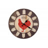 Horloge Ancienne Murale Bistrot le Coq 34cm