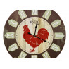 Horloge Ancienne Murale Bistrot le Coq 58cm