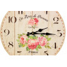 Horloge Ancienne Murale Les Roses de Provence 34cm