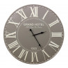 Horloge Ancienne Métal Grand Hotel 58cm