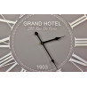 Horloge Ancienne Métal Grand Hotel 58cm