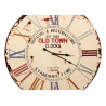 Alte Uhr Metall Old Town Clocks 58cm