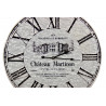 Horloge Ancienne Metal Château Martinon 58cm