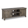 Meuble TV Bas Rangement Bois 150x40x61cm