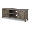 Meuble TV Bas Rangement Bois 150x40x61cm