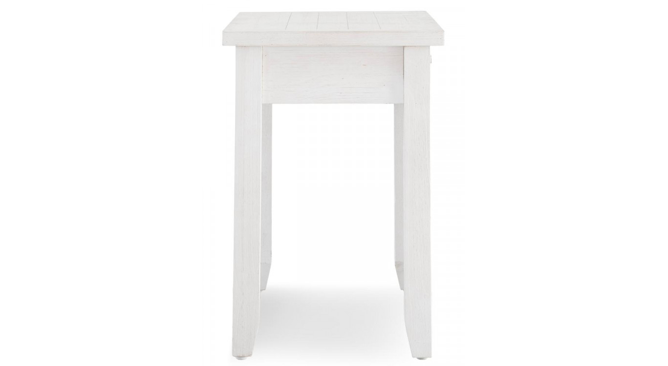 Bureau 1 Tiroir Bois Blanc 110x50x76cm