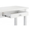 Bureau 1 Tiroir Bois Blanc 110x50x76cm