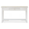 Console 1 Tiroir Bois Blanc 120x41.5x78cm