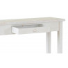 Console 1 Tiroir Bois Blanc 120x41.5x78cm