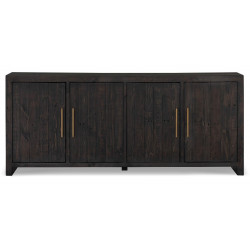 Buffet Bois Marron 200x40x85cm