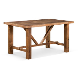 Table à Manger Bois Marron 150x90x78.5cm