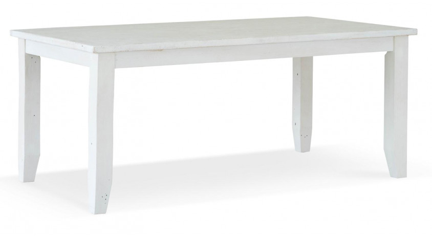 Table à Manger Bois Blanc 180x105x77.5cm