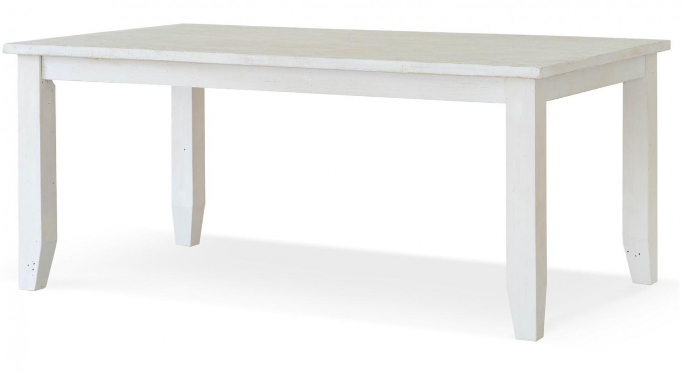 Table à Manger Bois Blanc 180x105x77.5cm