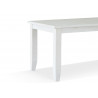 Table à Manger Bois Blanc 180x105x77.5cm