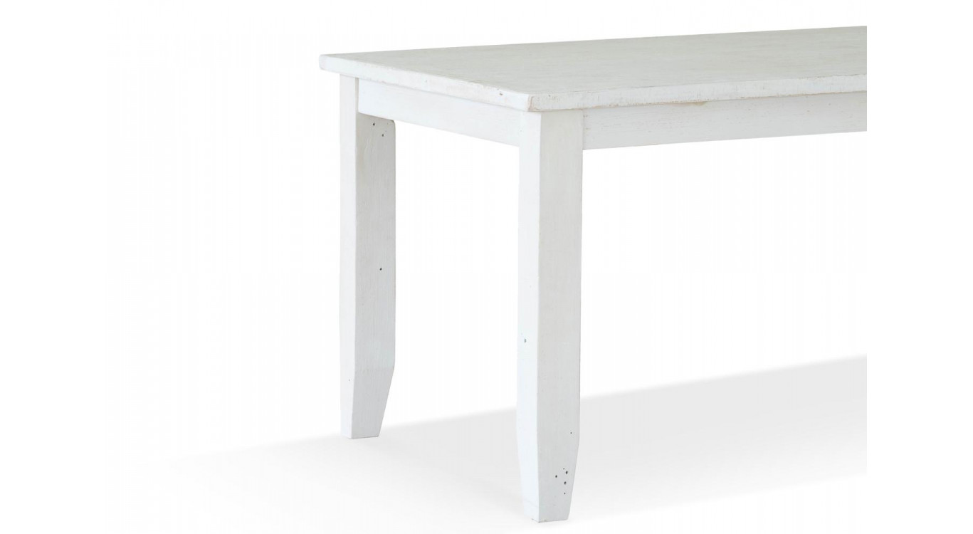 Table à Manger Bois Blanc 180x105x77.5cm