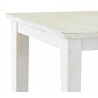 Table à Manger Bois Blanc 90x90x77.5cm