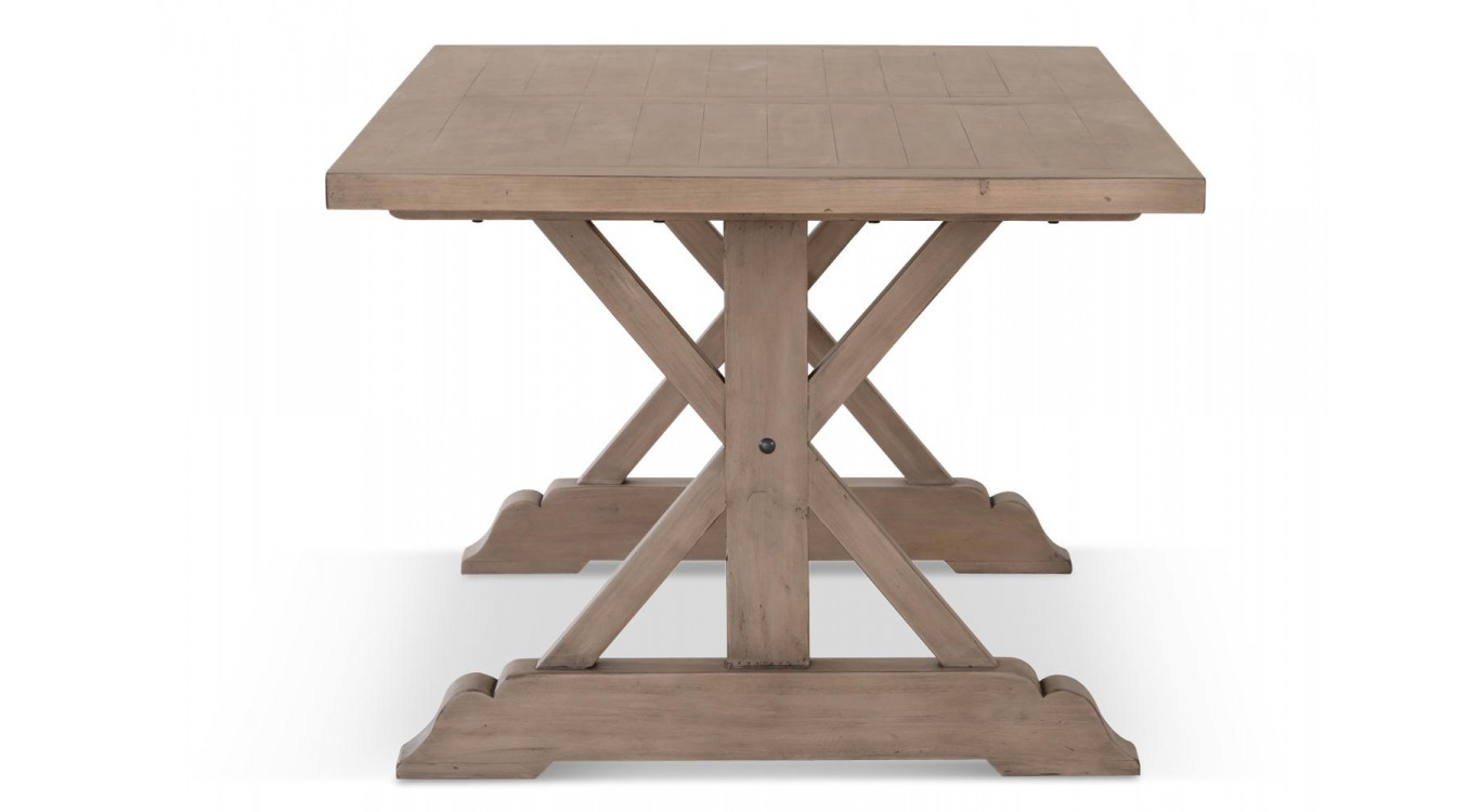 Table à Manger Bois Marron 200x100x76cm