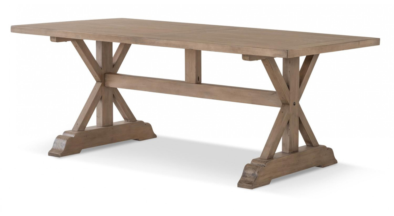 Table à Manger Bois Marron 200x100x76cm