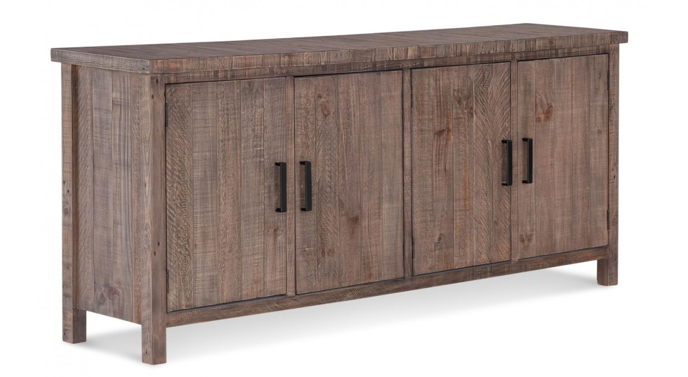 Buffet Bois Marron 200x45x85cm