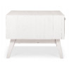 Table Basse 1 Tiroir Bois Blanc 120x60x45cm