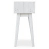 Console 3 Tiroirs Bois Blanc 140x35x75cm