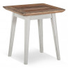 Table De Chevet Bois Blanc 50x50x55cm