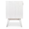 Meuble TV 1 Tiroir Bois Blanc 120x40x60cm