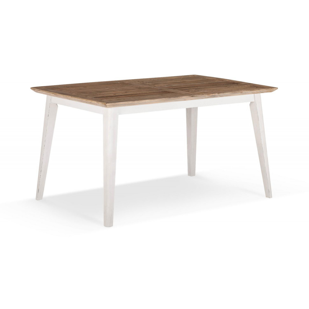 Table à Manger Bois Blanc 140x90x77cm