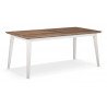White Wood Dining Table 180x90x77cm