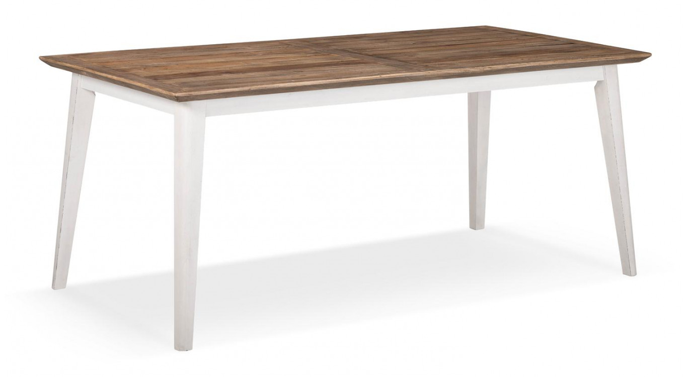 Table à Manger Bois Blanc 180x90x77cm