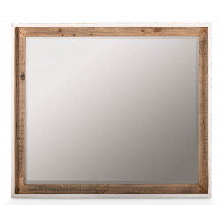 Miroir Bois Blanc 110x110x95cm