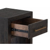 Table De Chevet 1 Tiroir Bois Marron 55x45x65cm