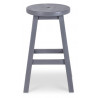 Tabouret Bois Gris 40x40x65cm