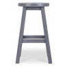 Tabouret Bois Gris 40x40x65cm