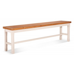 Banc Bois Blanc 150x35x52cm