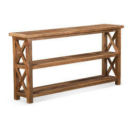 Console Bois Marron 180x40x90cm