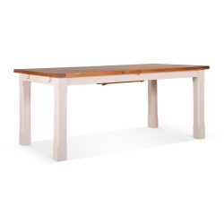 Table à Manger Bois Blanc 230x100x78cm