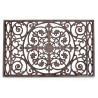 Tapis Paillasson Rectangulaire Fonte Marron 70.5x2.5x44cm