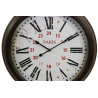 Horloge Ancienne Murale Paris Métal Blanc 58cm